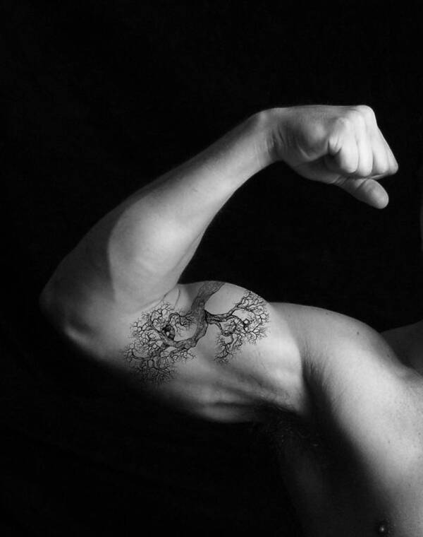Body Art Print featuring the photograph Muscle Growth by Brian Kirchner