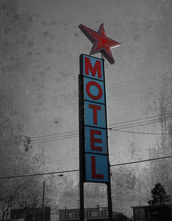 Jerry Cordeiro Framed Prints Framed Prints Framed Prints Art Print featuring the photograph No Tell Motel by J C