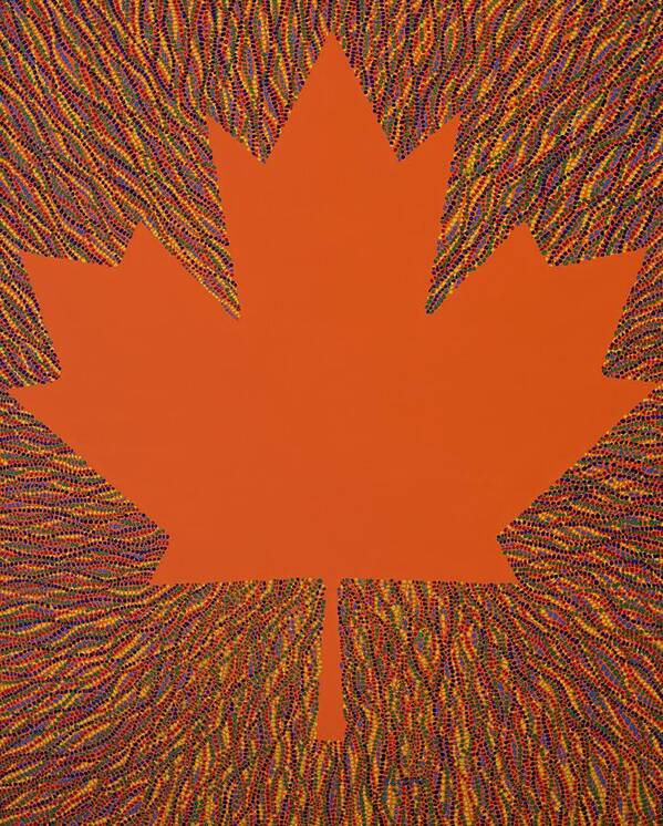 Oh Canada Art Print featuring the painting Oh Canada 5 by Kyung Hee Hogg