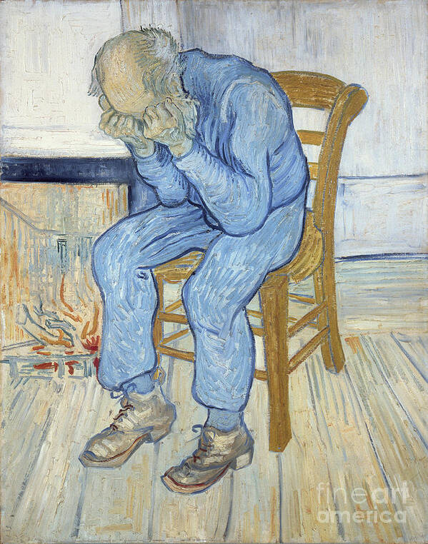 Art Print Vincent van Gogh Old Man in Sorrow on the Threshold of Eternity 