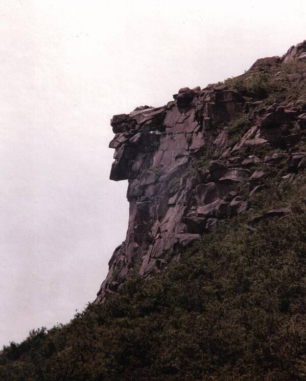 Old Man Of The Mountain Art Print featuring the photograph Old Man of the Mountain by Wayne Toutaint