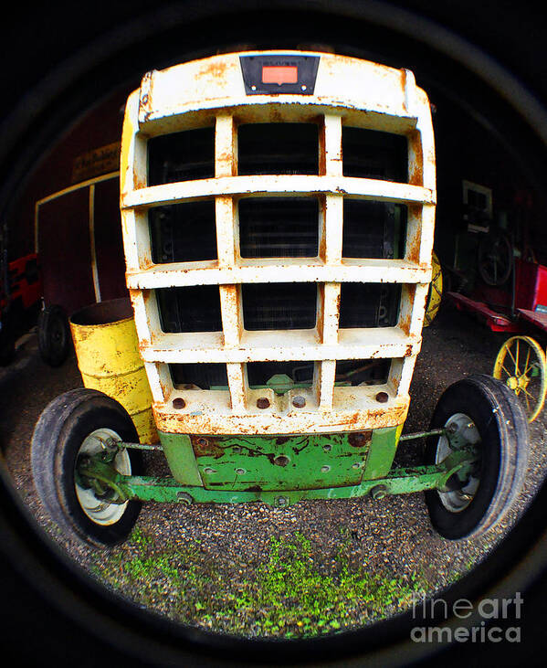 Clay Art Print featuring the photograph Old Tractor by Clayton Bruster