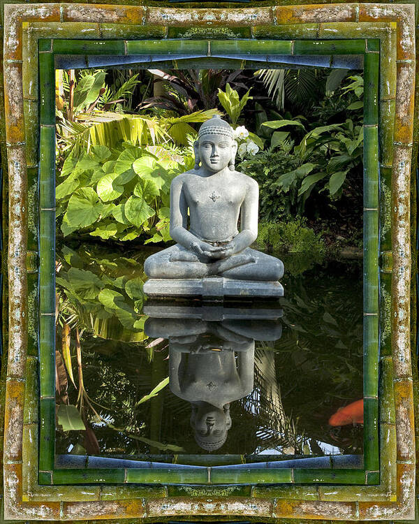 Mandalas Art Print featuring the photograph Peaceful Reflection by Bell And Todd