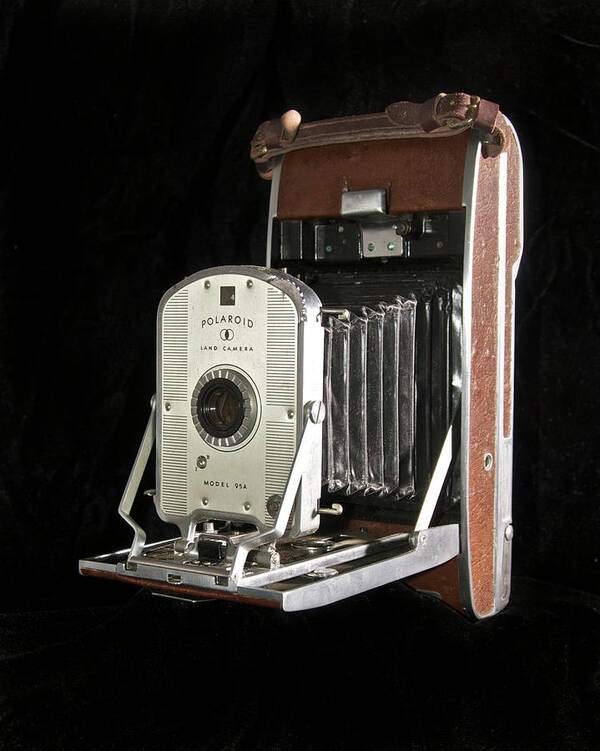 Polaroid Art Print featuring the photograph Polaroid 95a Land Camera by Michael Peychich