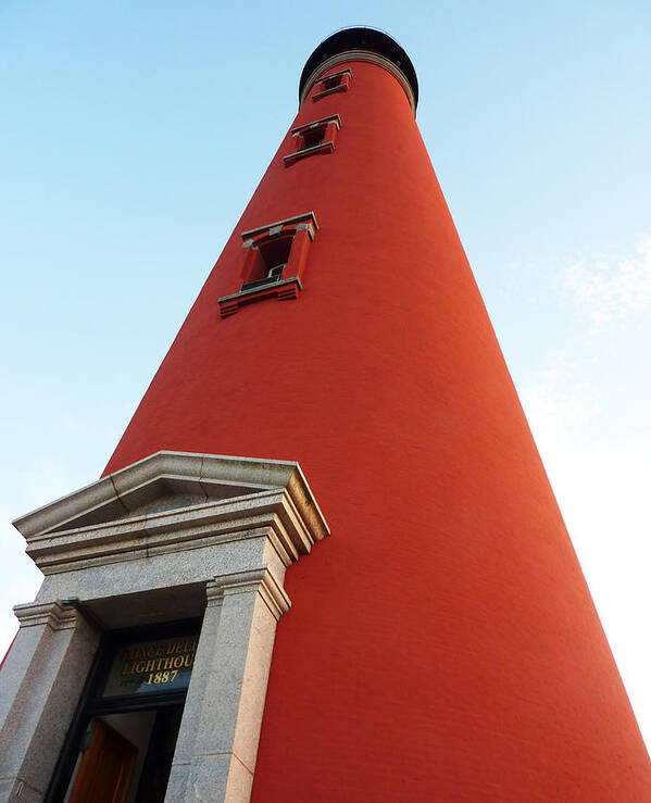 Lighthouse Art Print featuring the photograph Ponce Inlet Lighthouse by Melanie Moraga
