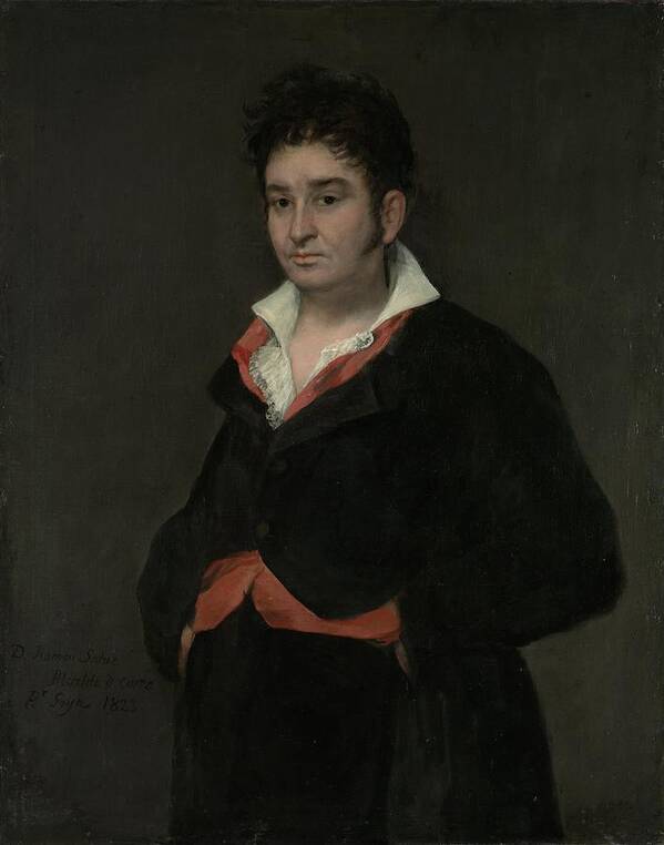 Francisco De Goya Art Print featuring the painting Portrait of Don Ramon Satue, 1823 by Vincent Monozlay