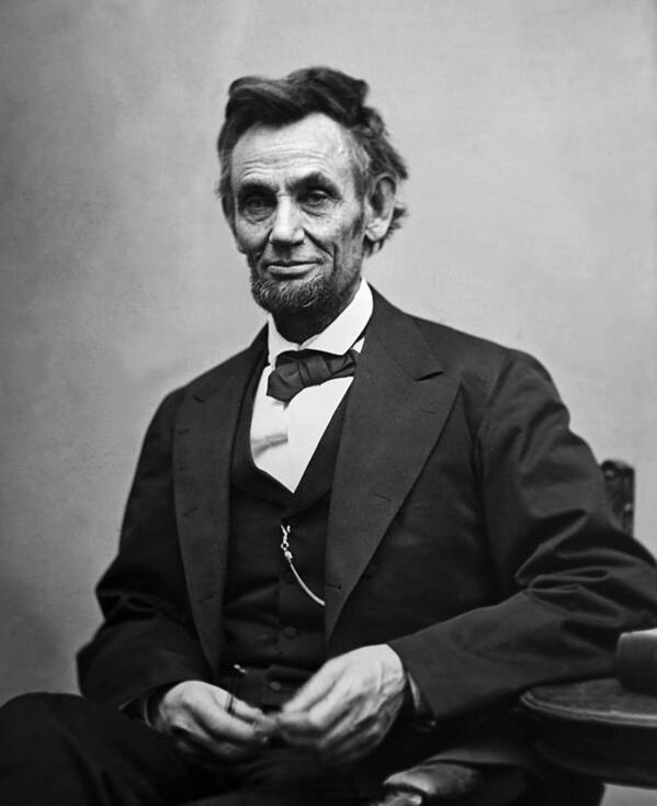 abraham Lincoln Art Print featuring the photograph Portrait of President Abraham Lincoln by International Images