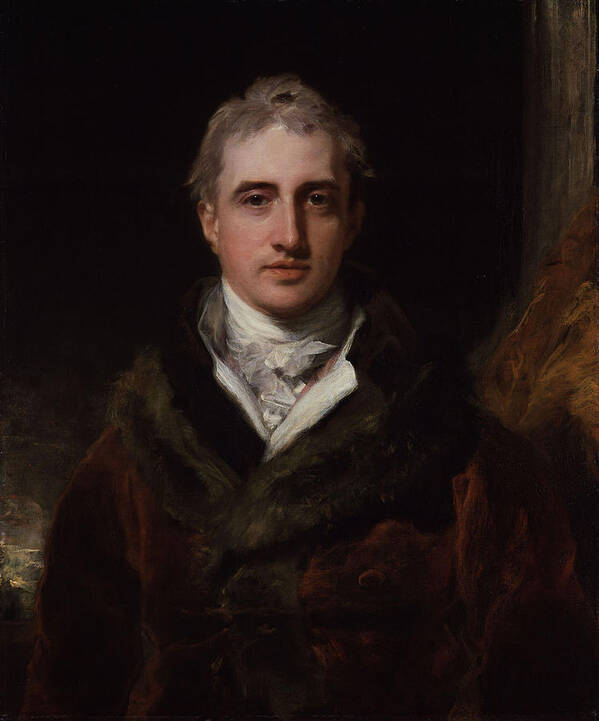 Portrait Of Robert Stewart Art Print featuring the painting Portrait of Robert Stewart by Thomas Lawrence