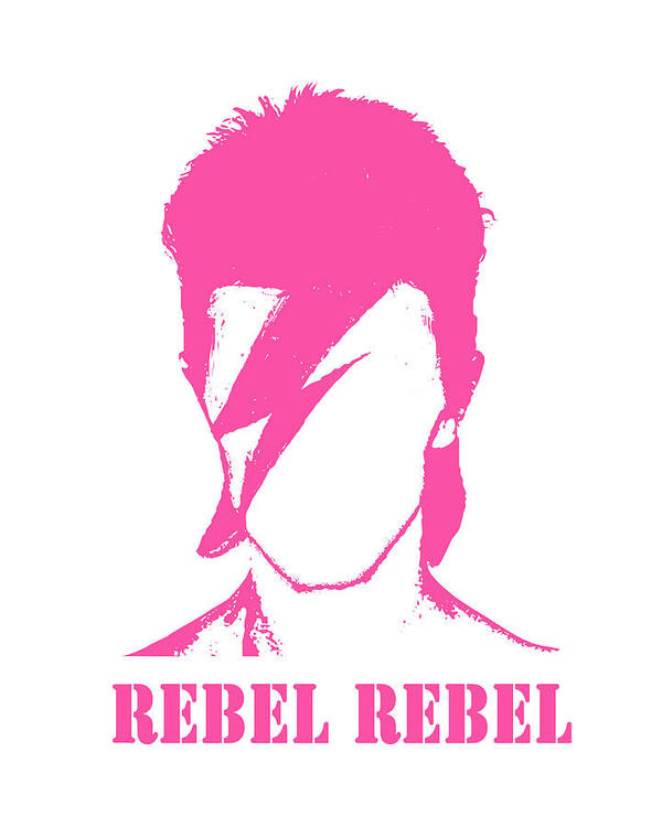 Jimi Art Print featuring the digital art Rebel Rebel #3 by Art Popop