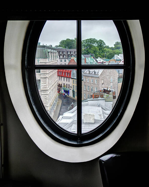 Quebec City Art Print featuring the photograph Room with a View by David Thompsen