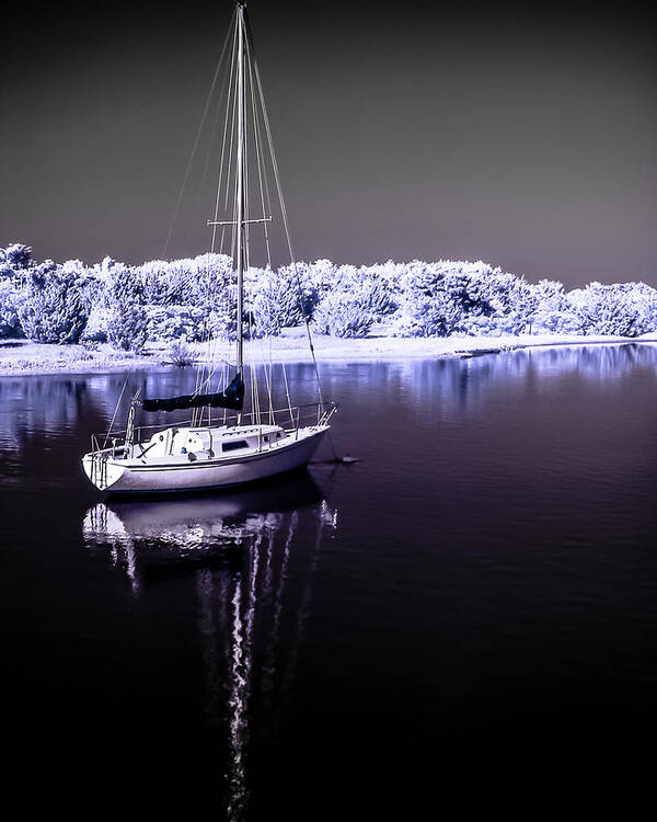 Boat Art Print featuring the photograph Sailboat 18 by Hayden Hammond