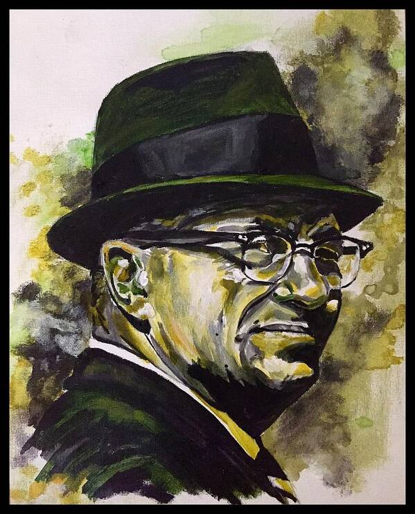 Lombardi Art Print featuring the painting Saint Vince by Joel Tesch