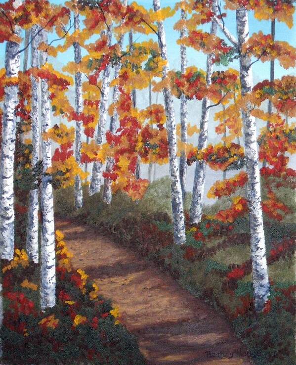 Fall Art Print featuring the painting Solitude by Brandy House