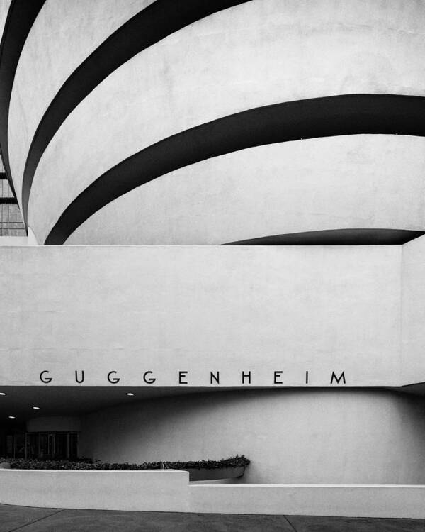 Architecture Art Print featuring the photograph Solomon R. Guggenheim Museum by Stephen Russell Shilling