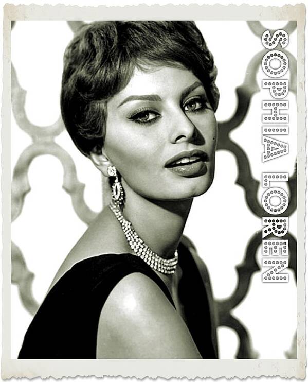 Hollywood Art Print featuring the photograph Sophia Loren by Esoterica Art Agency