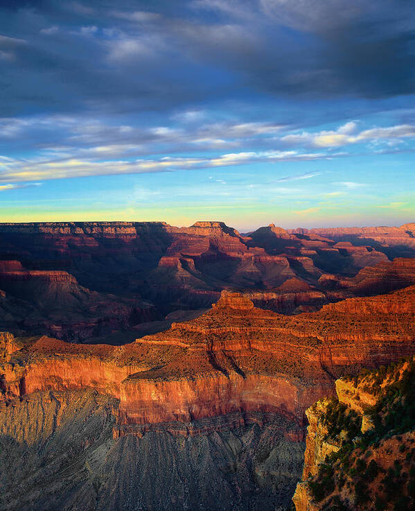 Landscape Art Print featuring the photograph South Rim Grand Canyon by Paul Breitkreuz