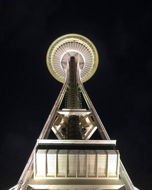 Seattle Art Print featuring the photograph Space Needle by Brian Eberly