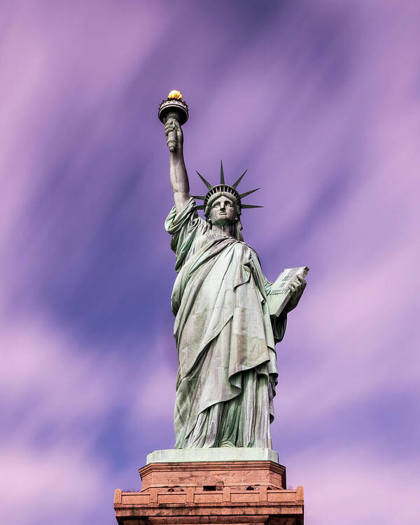 Statue Art Print featuring the photograph Statue of Liberty by Jaime Mercado