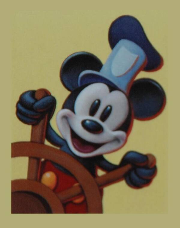 Micky Mouse Art Print featuring the photograph Steamboat Willy by Rob Hans