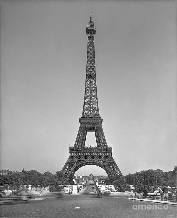 The Eiffel Tower Art Print featuring the photograph The Eiffel tower by Gustave Eiffel