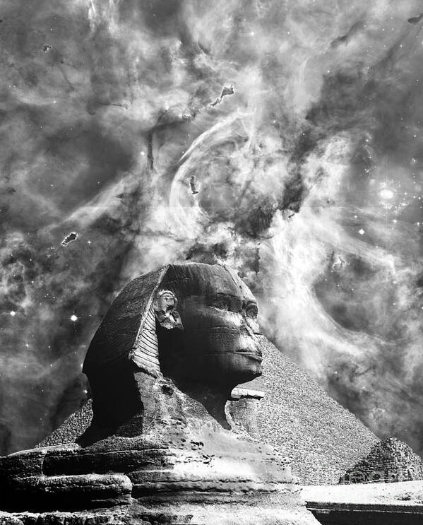 Sphinx Art Print featuring the photograph The Sphinx Mistery by Stefano Senise