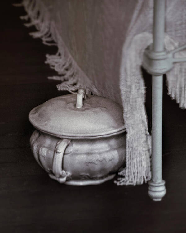 Chamberpot Art Print featuring the photograph The Way It Was - Chamber pot by Mitch Spence