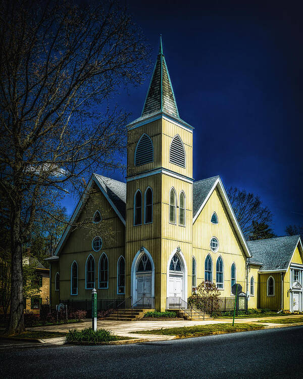 Building Art Print featuring the photograph The Wenonah United Methodist Church by Nick Zelinsky Jr