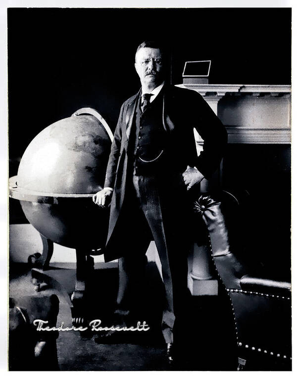 Roosevelt Art Print featuring the photograph Theodore Roosevelt by Carlos Diaz