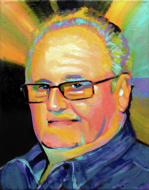  Art Print featuring the painting Warren by Steve Gamba