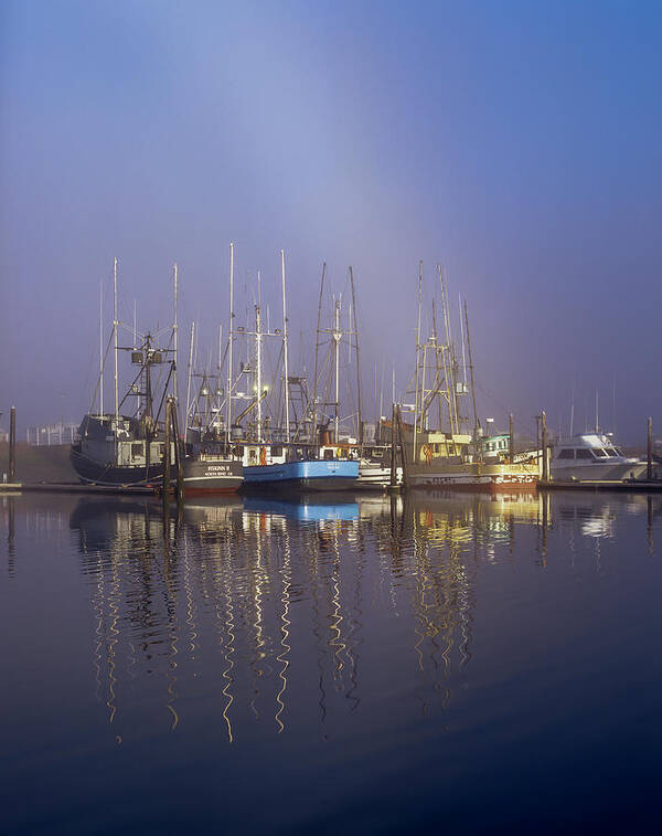 Boats Art Print featuring the photograph Winchester Bay Fishing Boats by Robert Potts