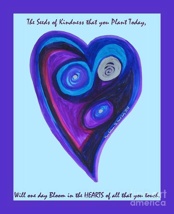 Heart Art Print featuring the photograph Zen Hearts Vortex by Marlene Besso