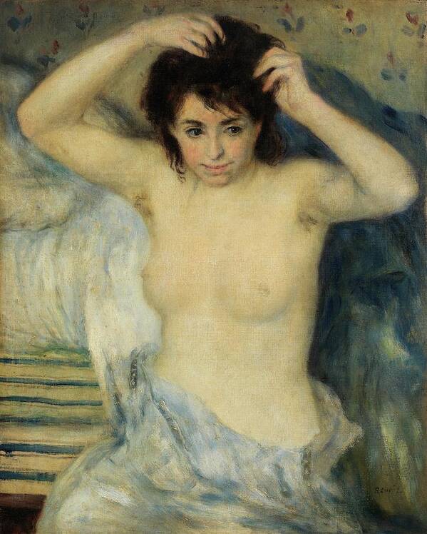 Impressionism Art Print featuring the painting Before The Bath by Pierre-auguste Renoir