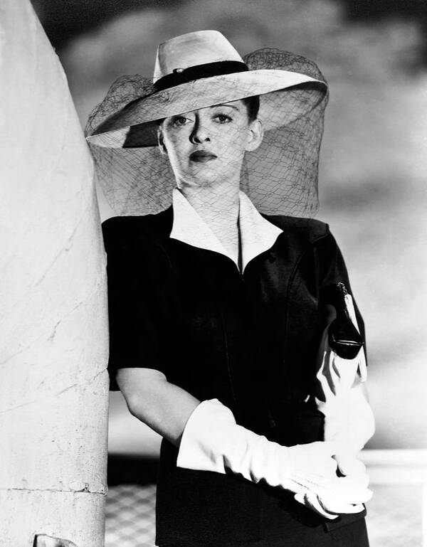 Bette Davis Art Print featuring the photograph BETTE DAVIS in NOW, VOYAGER -1942-. #1 by Album