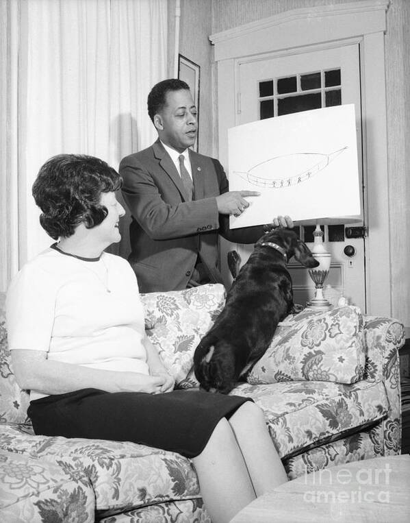 People Art Print featuring the photograph Betty And Barney Hill #1 by Bettmann