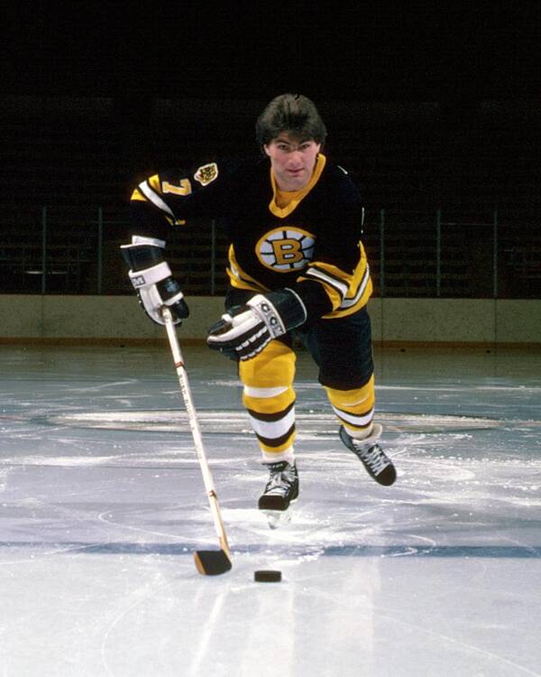 1980-1989 Art Print featuring the photograph Boston Bruins #1 by Steve Babineau