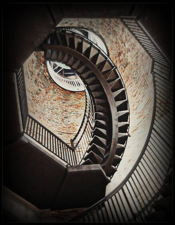 Vertical Art Print featuring the photograph Spiral Staircase #2 by J.castro