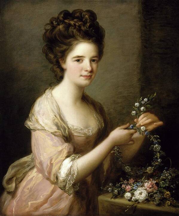 Baroque Era Art Print featuring the painting Portrait Of Eleanor, Countess Of Lauderdale by Angelica Kauffmann