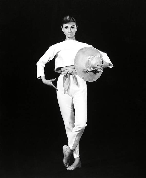 Audrey Hepburn Art Print featuring the photograph AUDREY HEPBURN in FUNNY FACE -1957-. #9 by Album