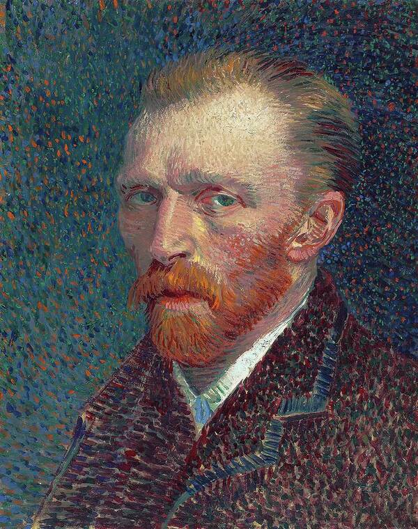 Vincent Van Gogh Art Print featuring the painting Self-portrait by Vincent Van Gogh