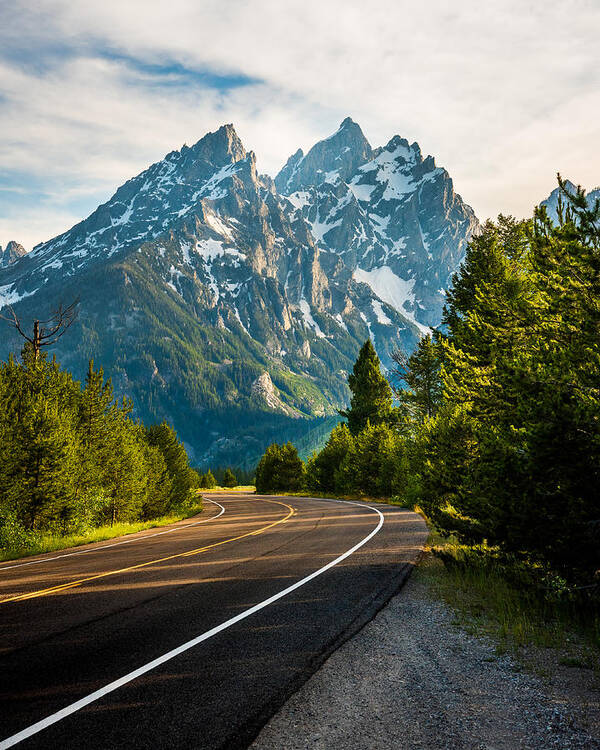 Grand Teton Art Print featuring the photograph A Way Forward by Syed Iqbal