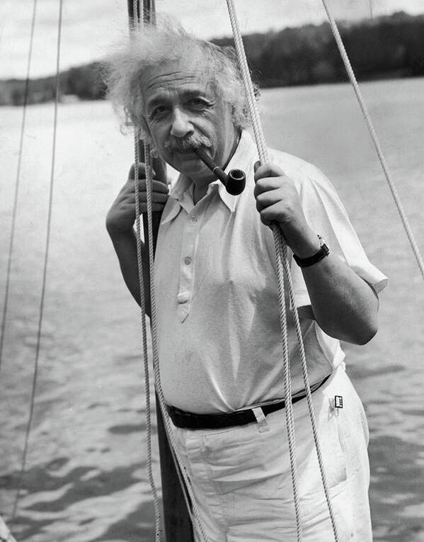 Life Magazine Art Print featuring the photograph Albert Einstein by LIFE Picture Collection