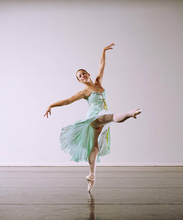 Ballet Dancer Art Print featuring the photograph Ballet Dancing by Copyright Christopher Peddecord 2009