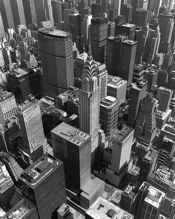Chrysler Building And Midtown Manhattan Art Print featuring the photograph Chrysler Building And Midtown Manhattan by Chris Bliss