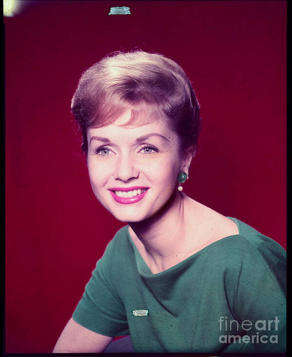 People Art Print featuring the photograph Close Up Of Actress Debbie Reynolds by Bettmann