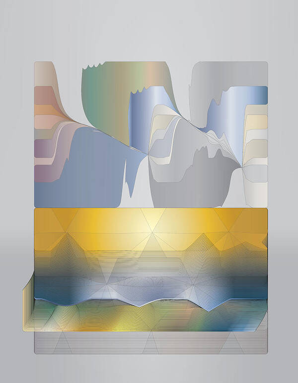 Desert Art Print featuring the digital art Desert Filter Box by Kevin McLaughlin