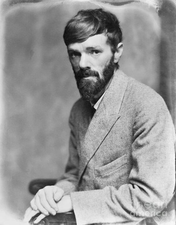 People Art Print featuring the photograph D.h. Lawrence by Bettmann