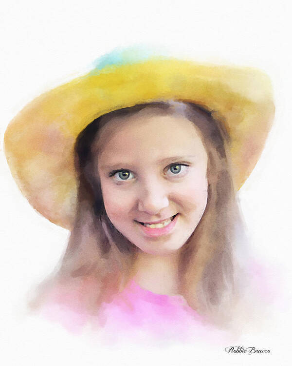  Art Print featuring the painting Ella, Southern Belle by Philip And Robbie Bracco
