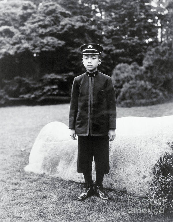 People Art Print featuring the photograph Emperor Hirohito As A Boy by Bettmann