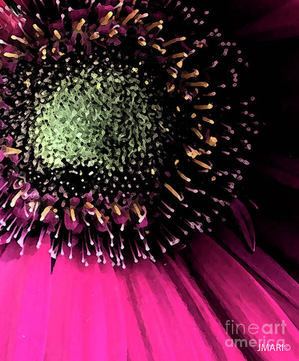  #digital #flower #floral #botanical #art #artist #print #photography #beauty #nature #botanical Art Print featuring the digital art Epic by Jacquelinemari