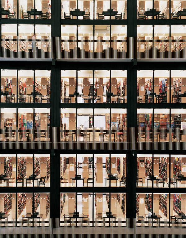 Education Art Print featuring the photograph Facade Of A Library by Digital Vision.